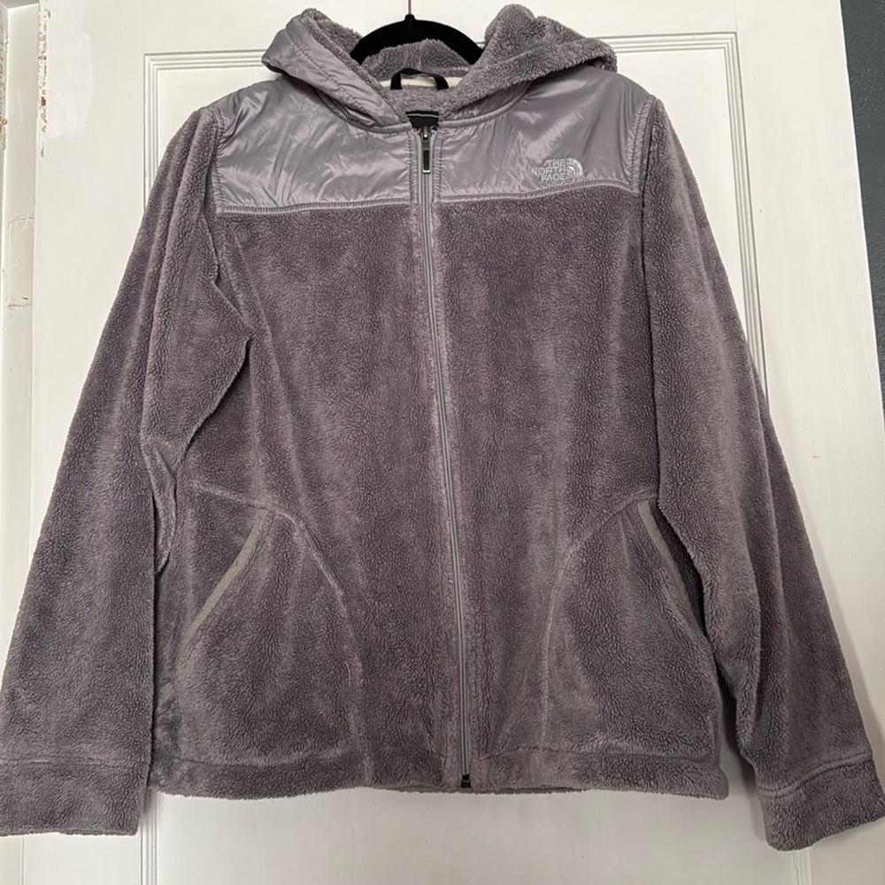 The North Face, L, hooded grey jacket, women’s